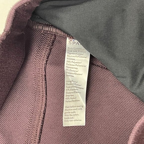 Spanx Jean-ish Ankle Leggings Women M EUC Tummy panel Stretch Cotton Pant 20018R - Picture 9 of 12
